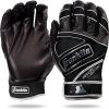 imageFranklin Sports MLB Baseball Gloves  Powerstrap Adult ampamp Youth Batting Gloves for Men Women Boys ampamp GirlsBlack Chrome