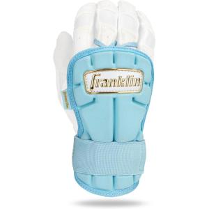 Franklin Sports Baseball Hand and Wrist Guard – PRT LG Series Adult Protector for Batting – Protective Shield for Right and Left Hand Hitters – One Size – Adult(Carolina Blue)