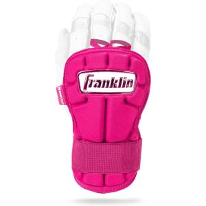 Franklin Sports Baseball Hand and Wrist Guard – PRT LG Series Adult Protector for Batting – Protective Shield for Right and Left Hand Hitters – One Size – Adult(Optic Pink)