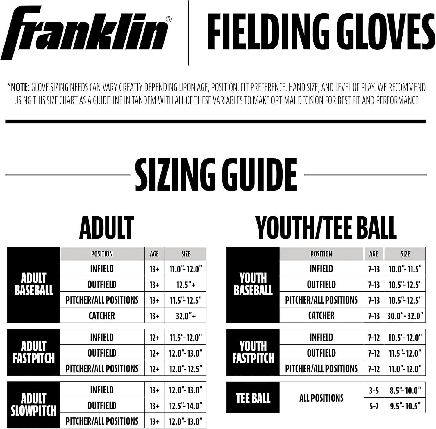 imageFranklin Sports Fastpitch Softball Glove Field Master Fastpitch Softball Mitt Womens Girls White GreyWhiteGrey