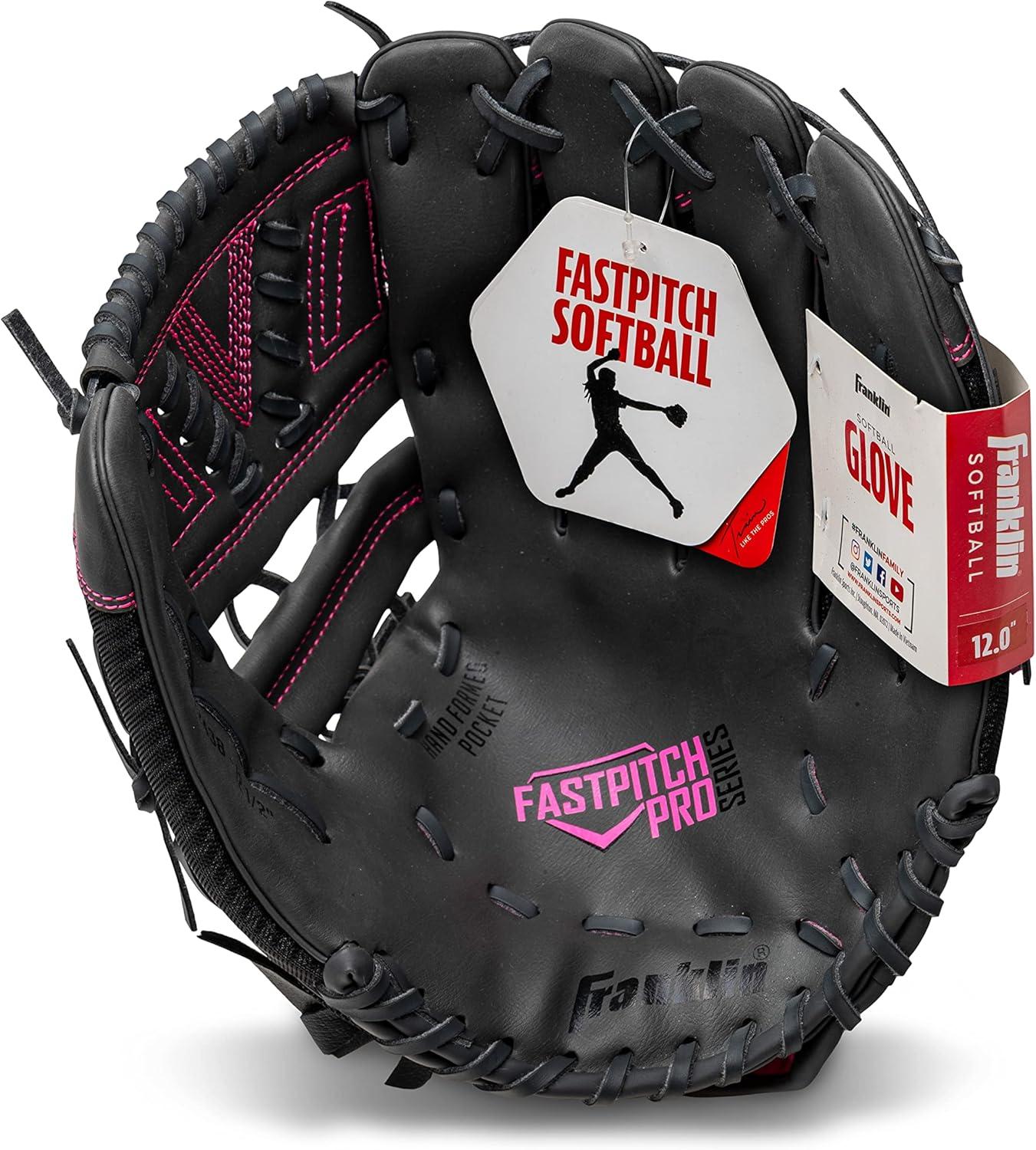 imageFranklin Sports Girls Softball GloveWomens Windmill FastpitchSlowpitch Softball GloveRight and Left HandAdultPink