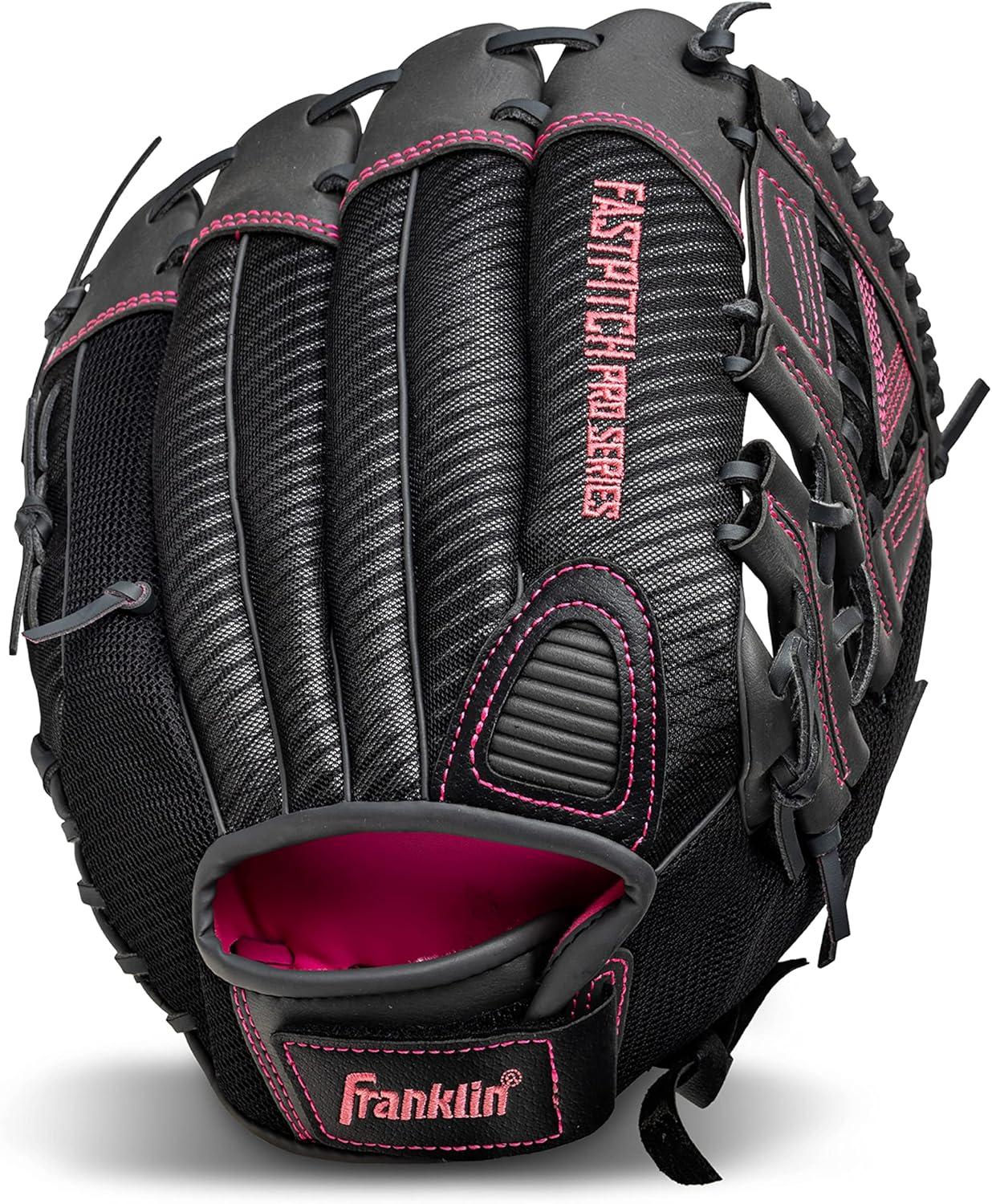 imageFranklin Sports Girls Softball GloveWomens Windmill FastpitchSlowpitch Softball GloveRight and Left HandAdultPink