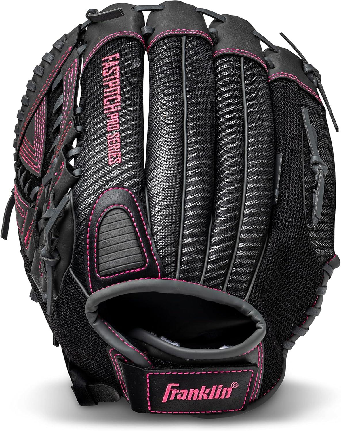 imageFranklin Sports Girls Softball GloveWomens Windmill FastpitchSlowpitch Softball GloveRight and Left HandAdultPink