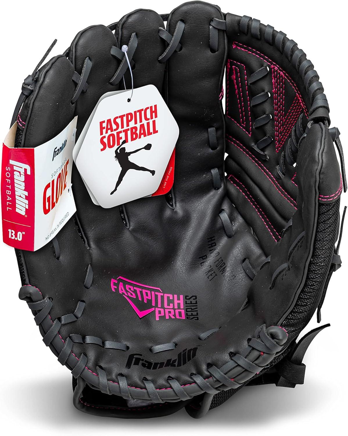 imageFranklin Sports Girls Softball GloveWomens Windmill FastpitchSlowpitch Softball GloveRight and Left HandAdultPink
