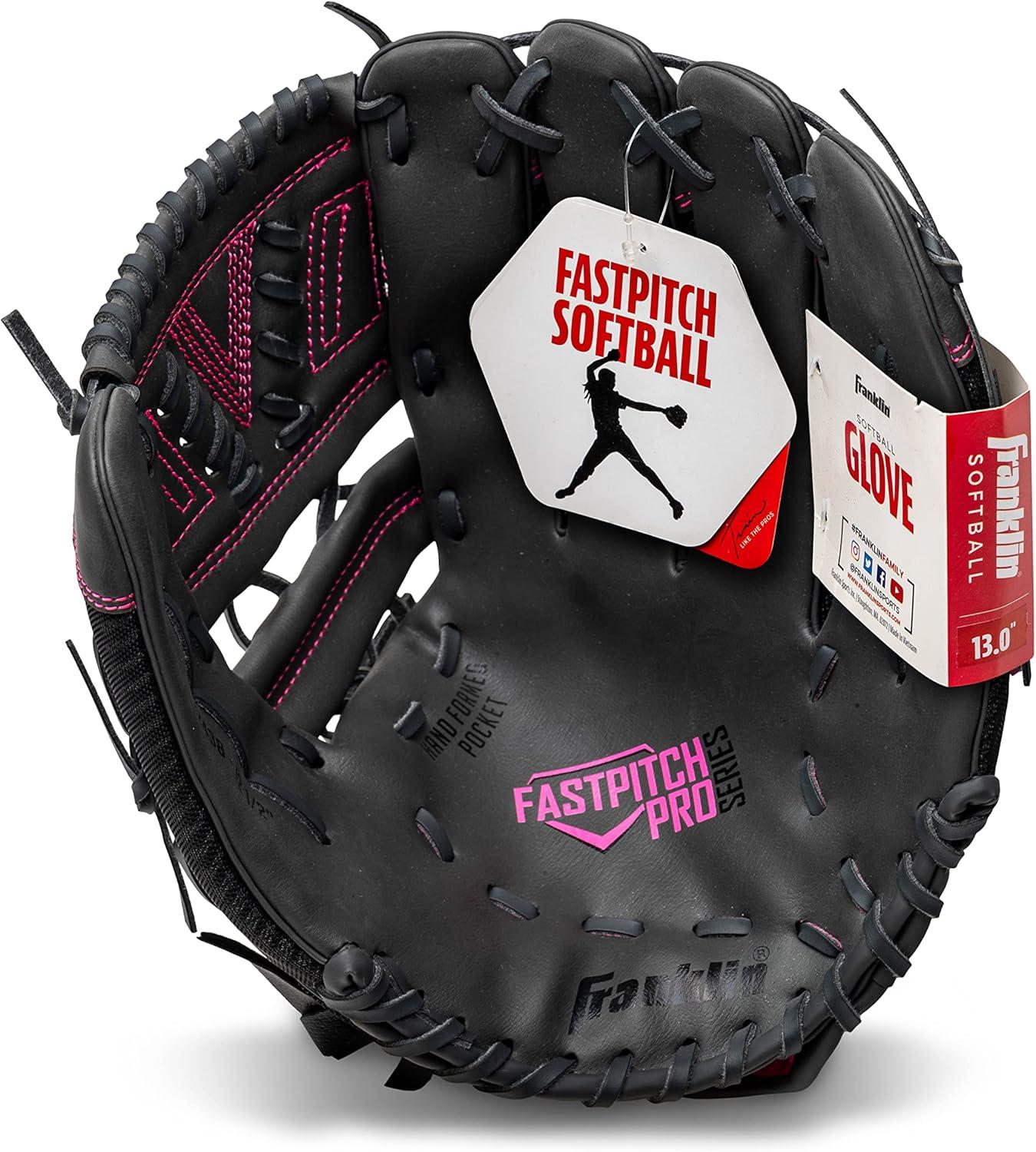 imageFranklin Sports Girls Softball GloveWomens Windmill FastpitchSlowpitch Softball GloveRight and Left HandAdultPink