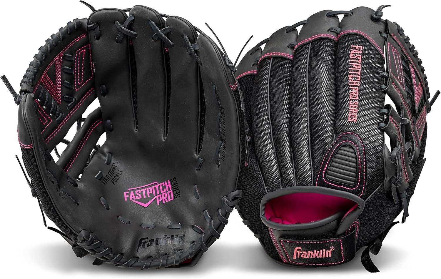 imageFranklin Sports Girls Softball GloveWomens Windmill FastpitchSlowpitch Softball GloveRight and Left HandAdultPink