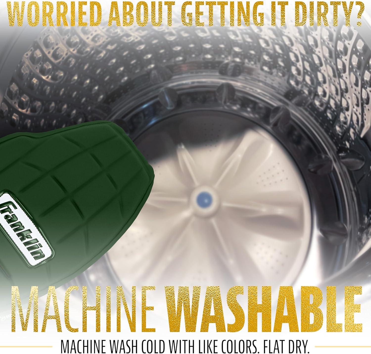 imageFranklin Sports MLB Baseball Softball Sliding Mitt CFX PRT Adult Youth Protective Baserunning Sliding Gloves Left Right Hand Mitt Hand Wrist Protector for Running Kids Adults SizesForest green