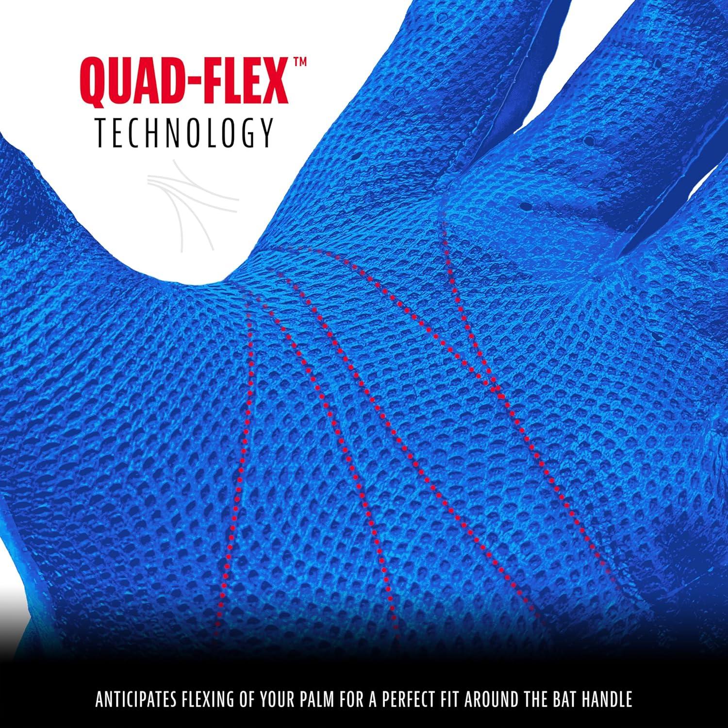 imageFranklin Sports MLB Baseball Batting Gloves Pro Classic Batting Gloves for Baseball Softball Adult Mens Youth Batting Glove PairsRoyal Blue