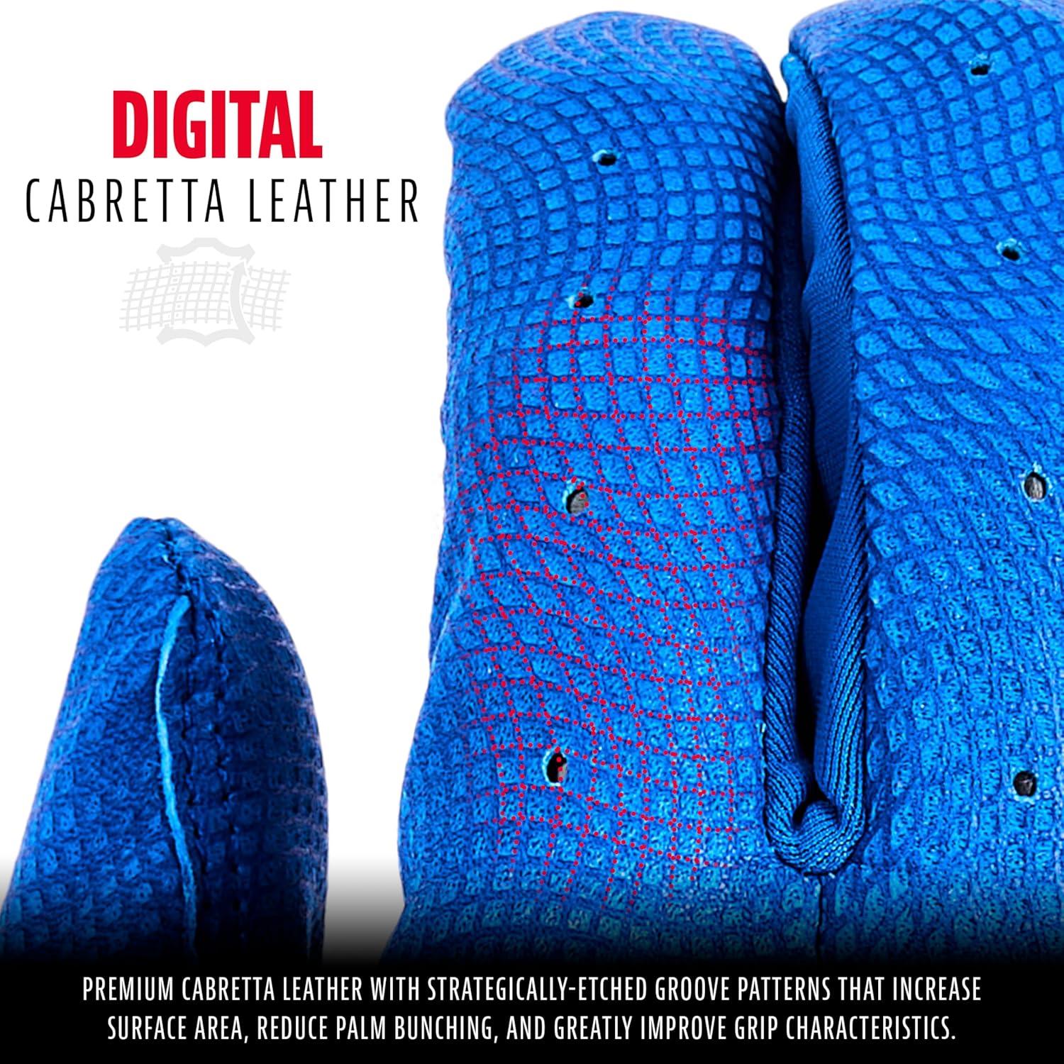 imageFranklin Sports MLB Baseball Batting Gloves Pro Classic Batting Gloves for Baseball Softball Adult Mens Youth Batting Glove PairsRoyal Blue