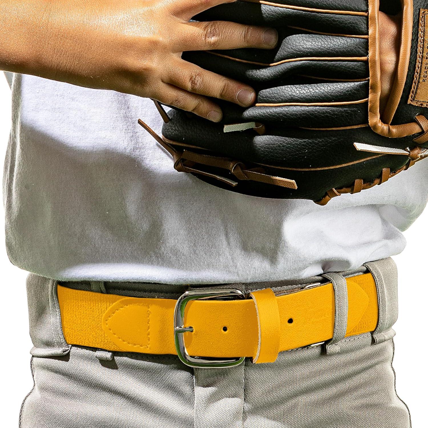 imageFranklin Sports MLB Youth Kids Belt for Teeball Baseball Softball Adjustable Boys and GirlsYellow