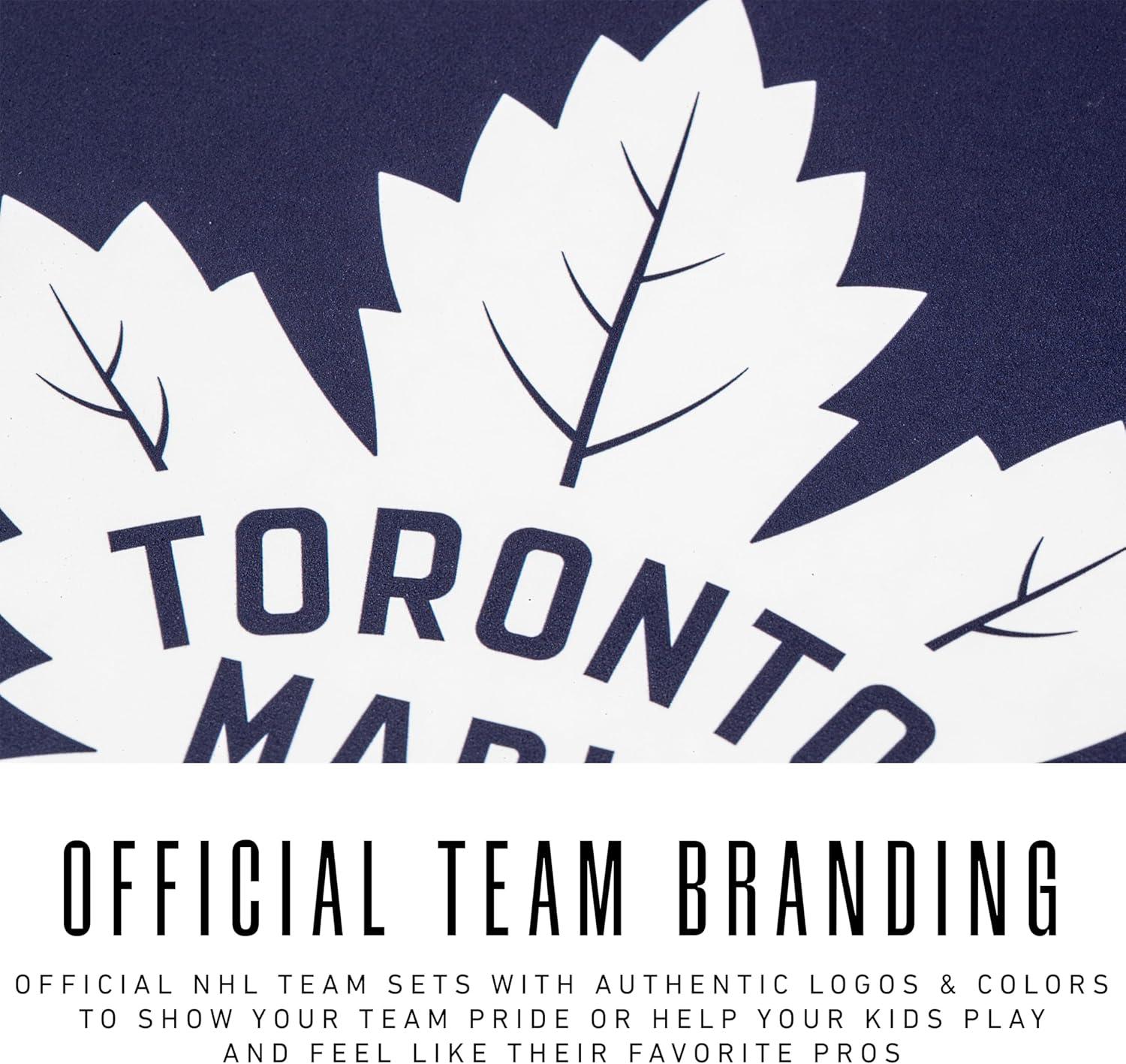 imageFranklin Sports NHL Team Pickleball Paddles Official NHL Hockey Team Logo Pickleball Paddles Signature Series 13MM Pickleball Paddle with MaxGrit USA Pickleball USAPA ApprovedToronto Maple Leafs