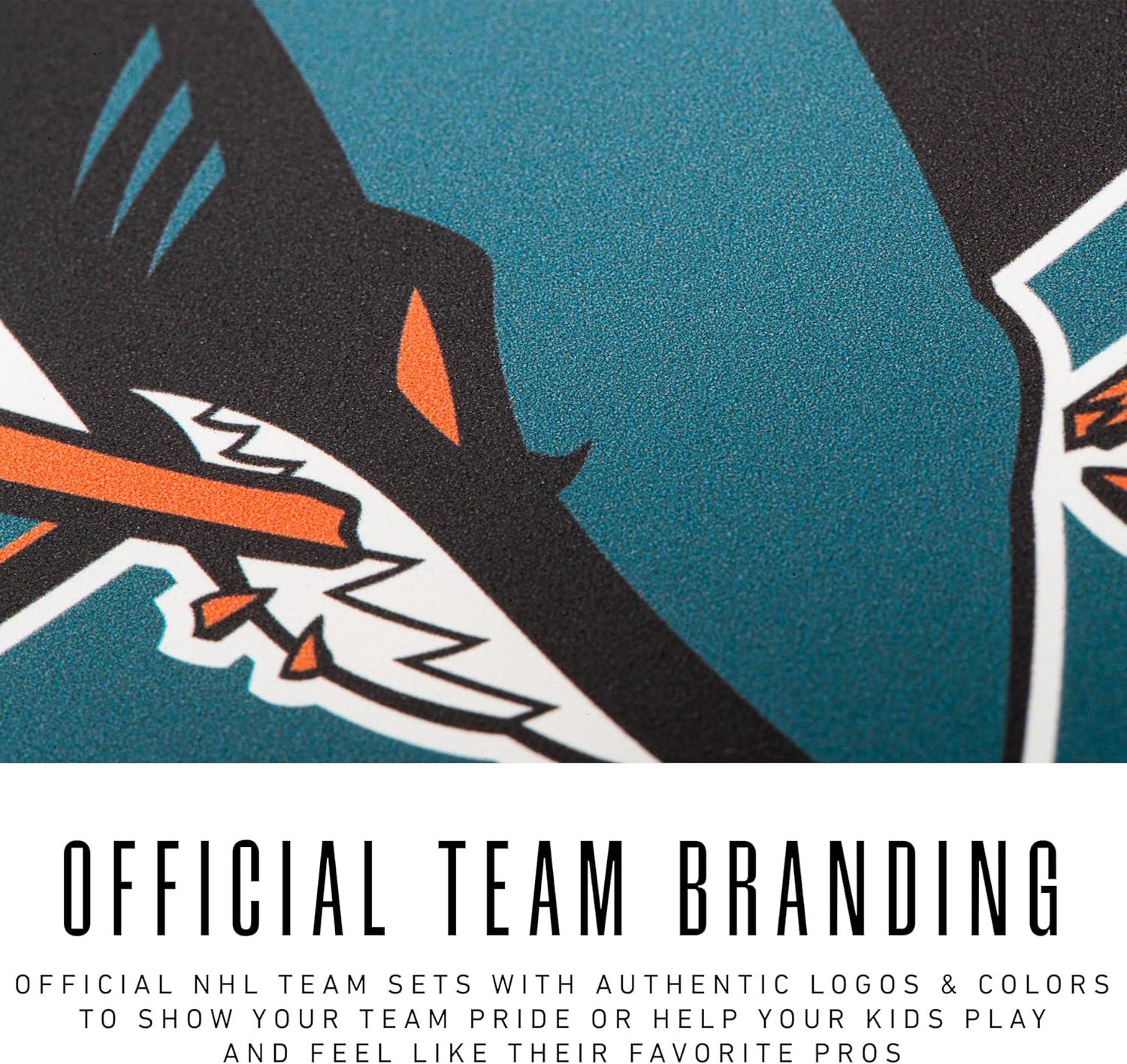 imageFranklin Sports NHL Team Pickleball Paddles Official NHL Hockey Team Logo Pickleball Paddles Signature Series 13MM Pickleball Paddle with MaxGrit USA Pickleball USAPA ApprovedSan Jose Sharks