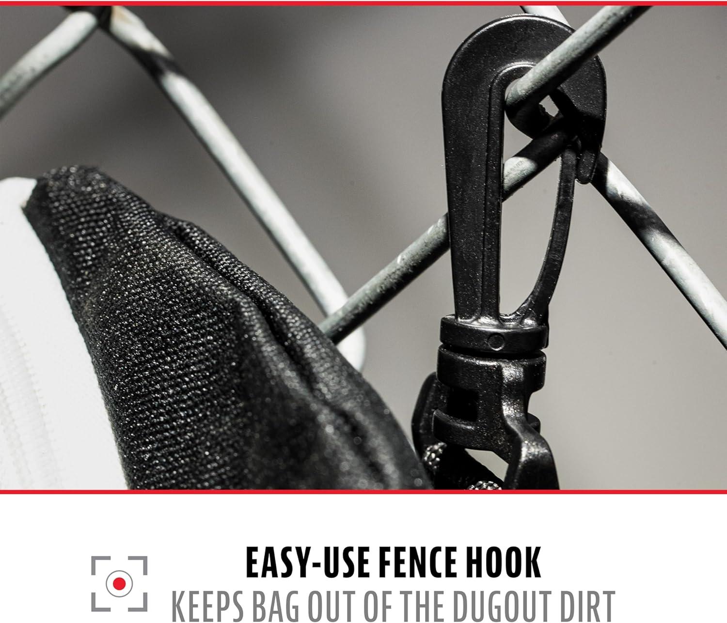 imageFranklin Sports Youth Baseball Bat Bag Kids Teeball Softball Baseball Equipment Bag Holds Bat Helmet Cleats and MoreBlack