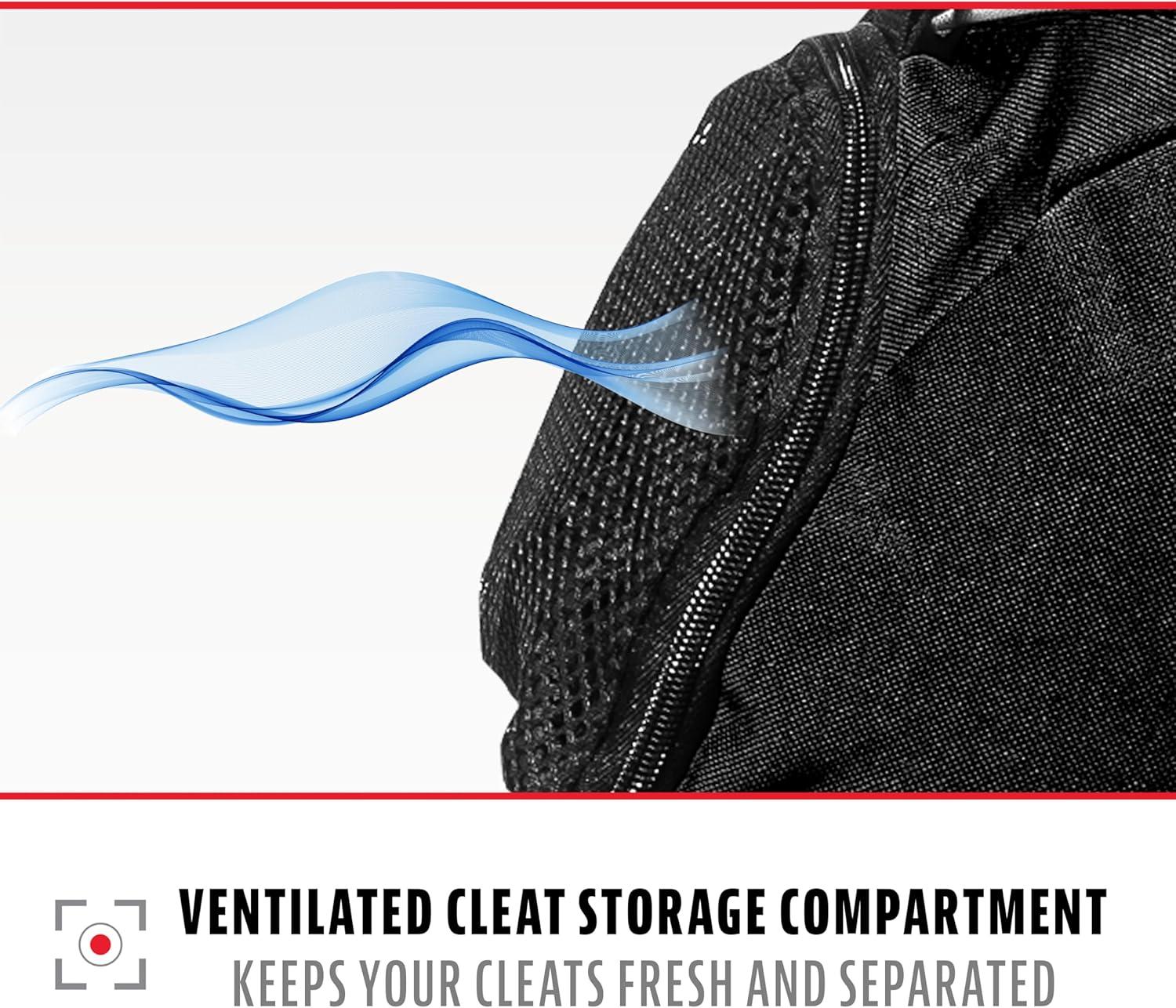 imageFranklin Sports Youth Baseball Bat Bag Kids Teeball Softball Baseball Equipment Bag Holds Bat Helmet Cleats and MoreBlack