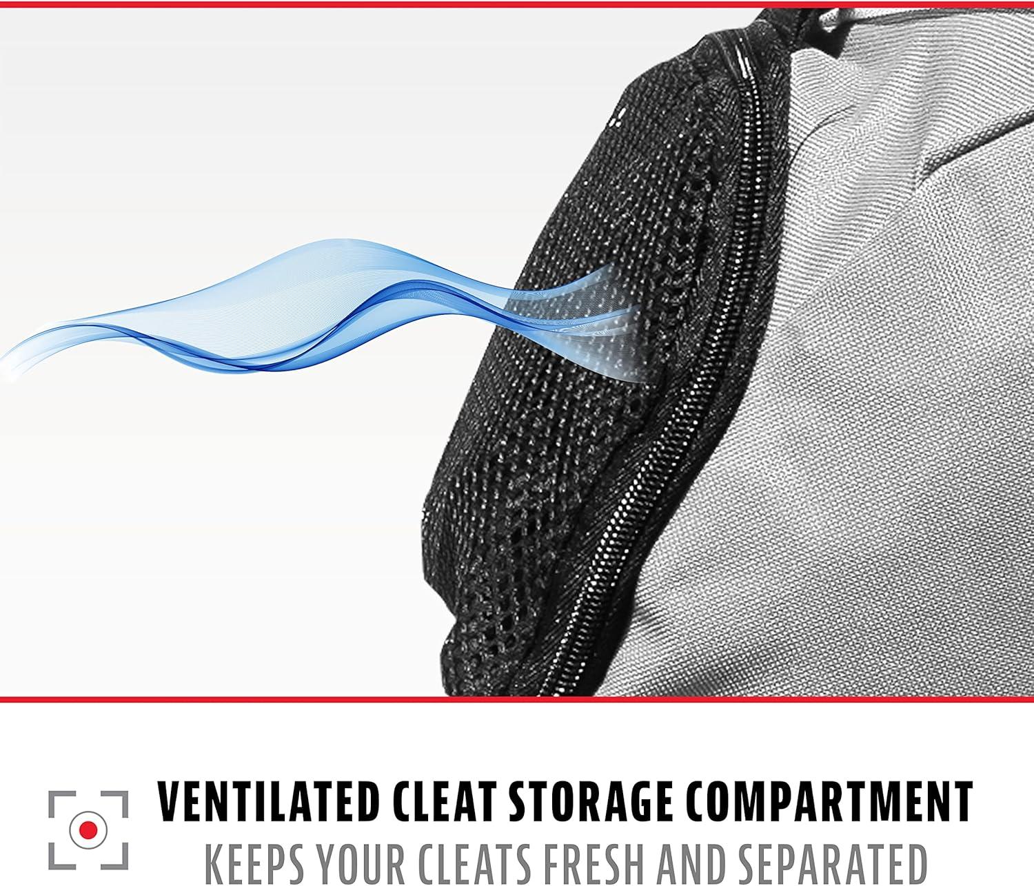 imageFranklin Sports Youth Baseball Bat Bag Kids Teeball Softball Baseball Equipment Bag Holds Bat Helmet Cleats and MoreGray