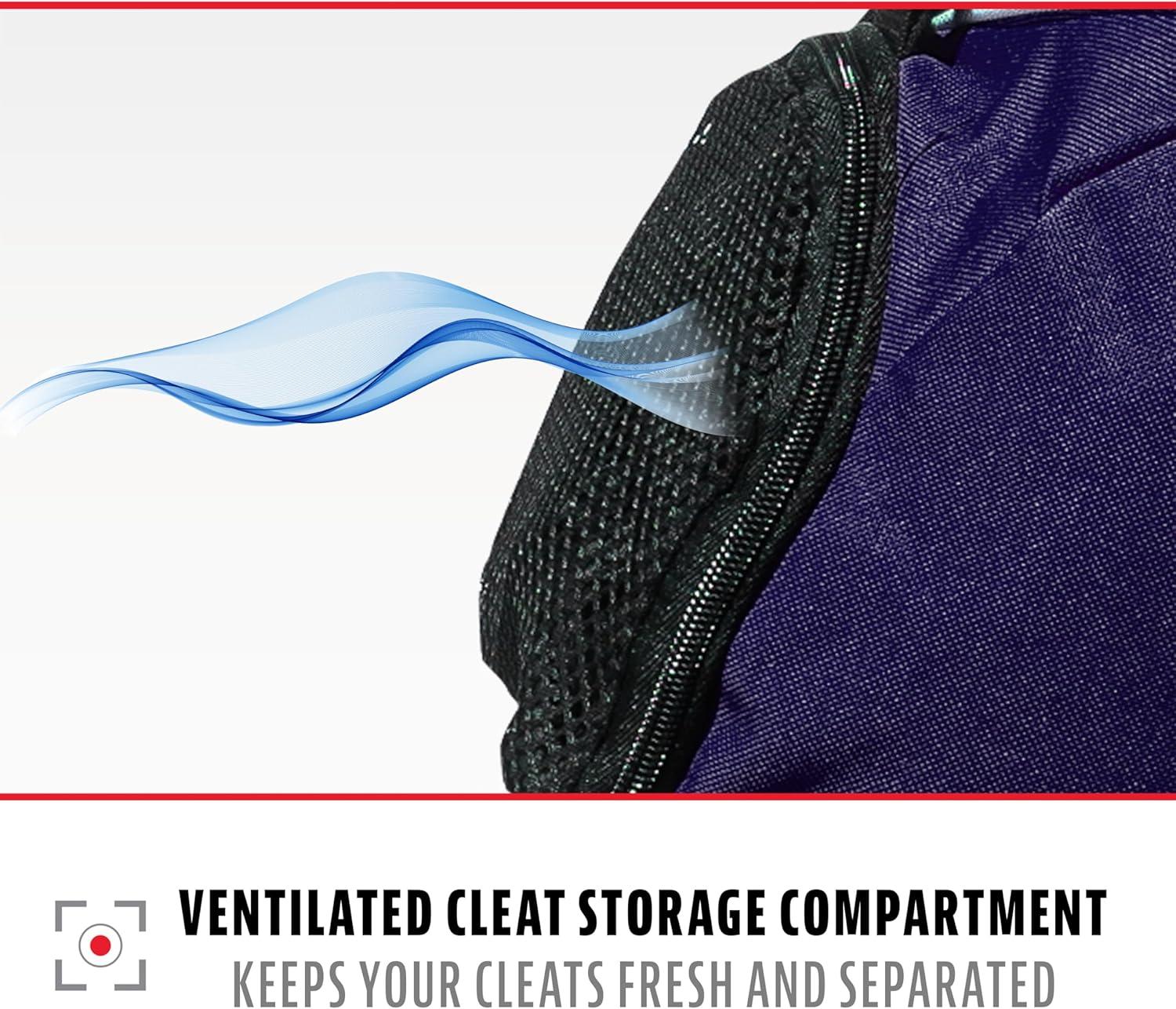 imageFranklin Sports Youth Baseball Bat Bag Kids Teeball Softball Baseball Equipment Bag Holds Bat Helmet Cleats and MoreNavy