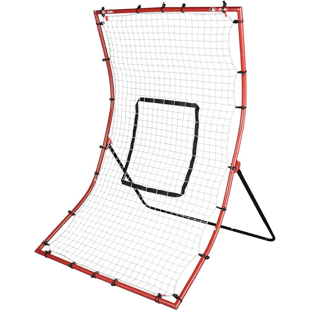 imageFranklin Sports Baseball Rebounders  Pitchback Nest  Pitch Return Trainer  Rebound Net with Attachable Pitching Target All Angle Fielding Rebound Net for Grounders  Pop Flies68 x 44 inch