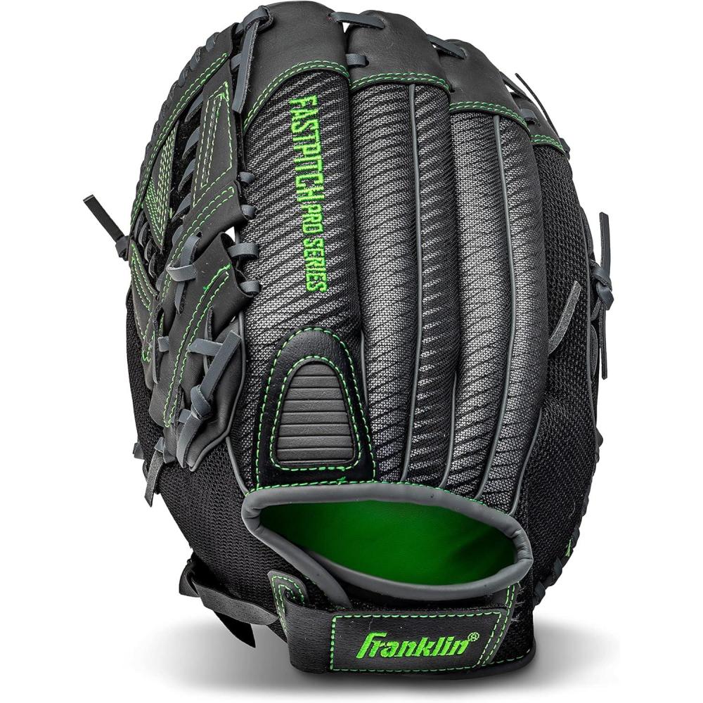 imageFranklin Sports Girls Softball GloveWomens Windmill FastpitchSlowpitch Softball GloveRight and Left HandAdultLime