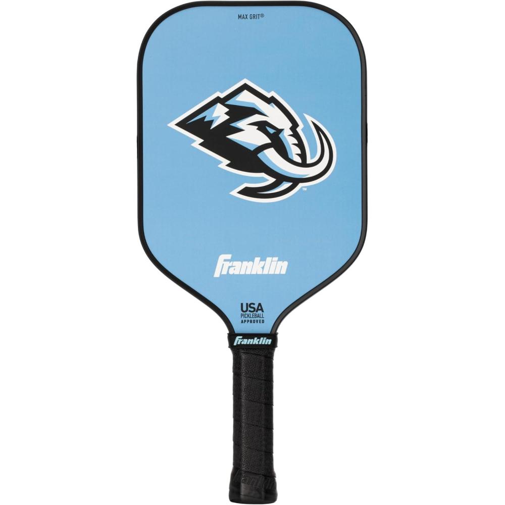 imageFranklin Sports NHL Team Pickleball Paddles Official NHL Hockey Team Logo Pickleball Paddles Signature Series 13MM Pickleball Paddle with MaxGrit USA Pickleball USAPA ApprovedUtah Mammoth