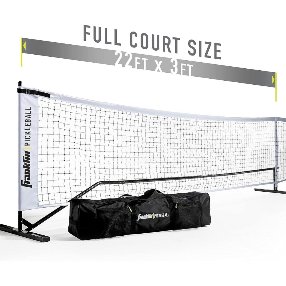 imageFranklin Sports Portable Outdoor Pickleball Net  Regulation Size 22 Foot Net with Travel BagOfficial Size Net