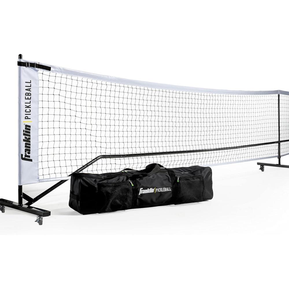 imageFranklin Sports Portable Outdoor Pickleball Net  Regulation Size 22 Foot Net with Travel BagOfficial Size Net with Wheels