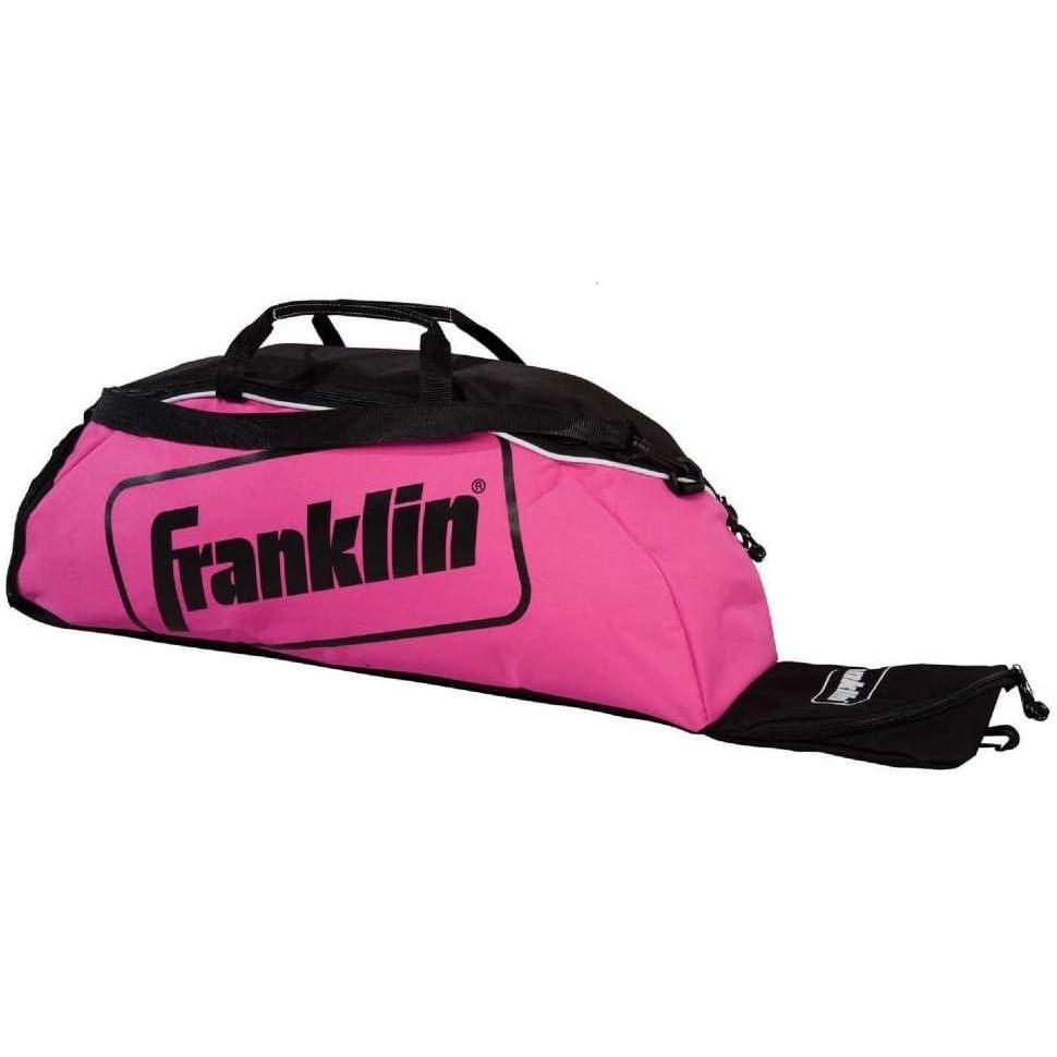 imageFranklin Sports Youth Baseball Bat Bag Kids Teeball Softball Baseball Equipment Bag Holds Bat Helmet Cleats and MorePink