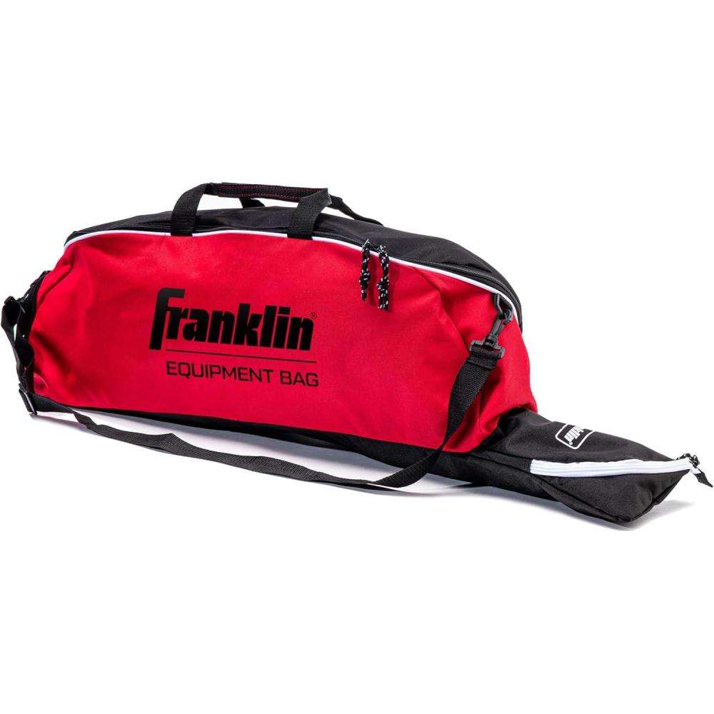 imageFranklin Sports Youth Baseball Bat Bag  Kids Teeball Softball Baseball Equipment Bag  Holds Bat Helmet Cleats and MoreRed