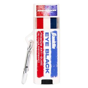 Franklin Sports Baseball Eye Black – Red, White + Blue USA Stick for Kids Adults Multi Color Softball(Red/White/Blue)