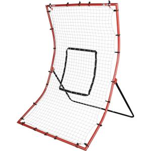 Franklin Sports Baseball Rebounders + Pitchback Nest – Pitch Return Trainer + Rebound Net with Attachable Pitching Target- All Angle Fielding Rebound Net for Grounders + Pop Flies(68 x 44 inch)