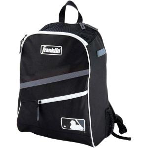 Franklin Sports Kids MLB Baseball Batpack Bag – Youth Baseball, Softball + Teeball Backpack – Sports Equipment Bag for Kids + Toddlers – Holds (2) Teeball + Baseball Bats + Includes Fence Hook(Black/Gray/White)