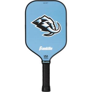 Franklin Sports NHL Team Pickleball Paddles – Official NHL Hockey Team Logo Pickleball Paddles – Signature Series 13MM Pickleball Paddle with MaxGrit – USA Pickleball (USAPA) Approved(Utah Mammoth)