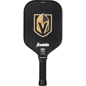 Franklin Sports NHL Team Pickleball Paddles – Official NHL Hockey Team Logo Pickleball Paddles – Signature Series 13MM Pickleball Paddle with MaxGrit – USA Pickleball (USAPA) Approved(Vegas Golden Knights)