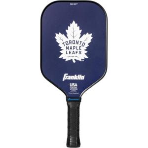 Franklin Sports NHL Team Pickleball Paddles – Official NHL Hockey Team Logo Pickleball Paddles – Signature Series 13MM Pickleball Paddle with MaxGrit – USA Pickleball (USAPA) Approved(Toronto Maple Leafs)