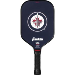 Franklin Sports NHL Team Pickleball Paddles – Official NHL Hockey Team Logo Pickleball Paddles – Signature Series 13MM Pickleball Paddle with MaxGrit – USA Pickleball (USAPA) Approved(Winnipeg Jets)