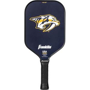 Franklin Sports NHL Team Pickleball Paddles – Official NHL Hockey Team Logo Pickleball Paddles – Signature Series 13MM Pickleball Paddle with MaxGrit – USA Pickleball (USAPA) Approved(Nashville Predators)