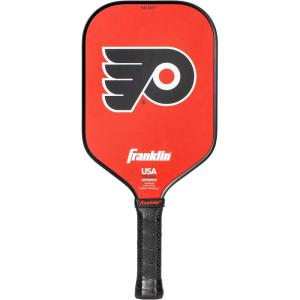 Franklin Sports NHL Team Pickleball Paddles – Official NHL Hockey Team Logo Pickleball Paddles – Signature Series 13MM Pickleball Paddle with MaxGrit – USA Pickleball (USAPA) Approved(Philadelphia Flyers)