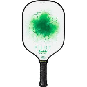 Franklin Sports Pickleball Paddle – Pilot Polypropylene Core Pickleball Racket – Official USA Pickleball (USAPA) Approved Pickleball Paddle – Lightweight Pro Racket – 10mm Thick Core(Green)