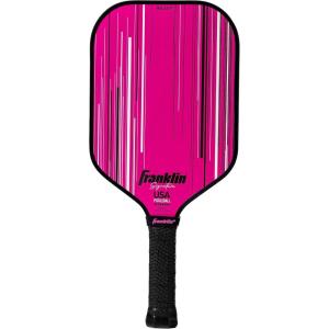 Franklin Sports Pro Pickleball Paddles – Signature Series Pro Pickleball Paddle with MaxGrit Surface – USA Pickleball (USAPA) Approved Tournament Pickleball Paddles – 13mm + 16mm Polypropylene Cores(Pro Player – Pink)