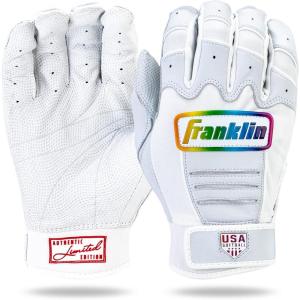 Franklin Sports USA Softball Women’s Batting Gloves -Fastpitch + Slowpitch Girl’s Gloves – Adult + Youth Pairs(Aura)