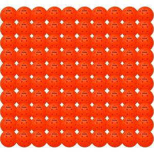 Franklin Sports X-40 Outdoor Pickleballs – Official Ball of USA Pickleball, APP Tour + US Open – Regulation Size(Ember)