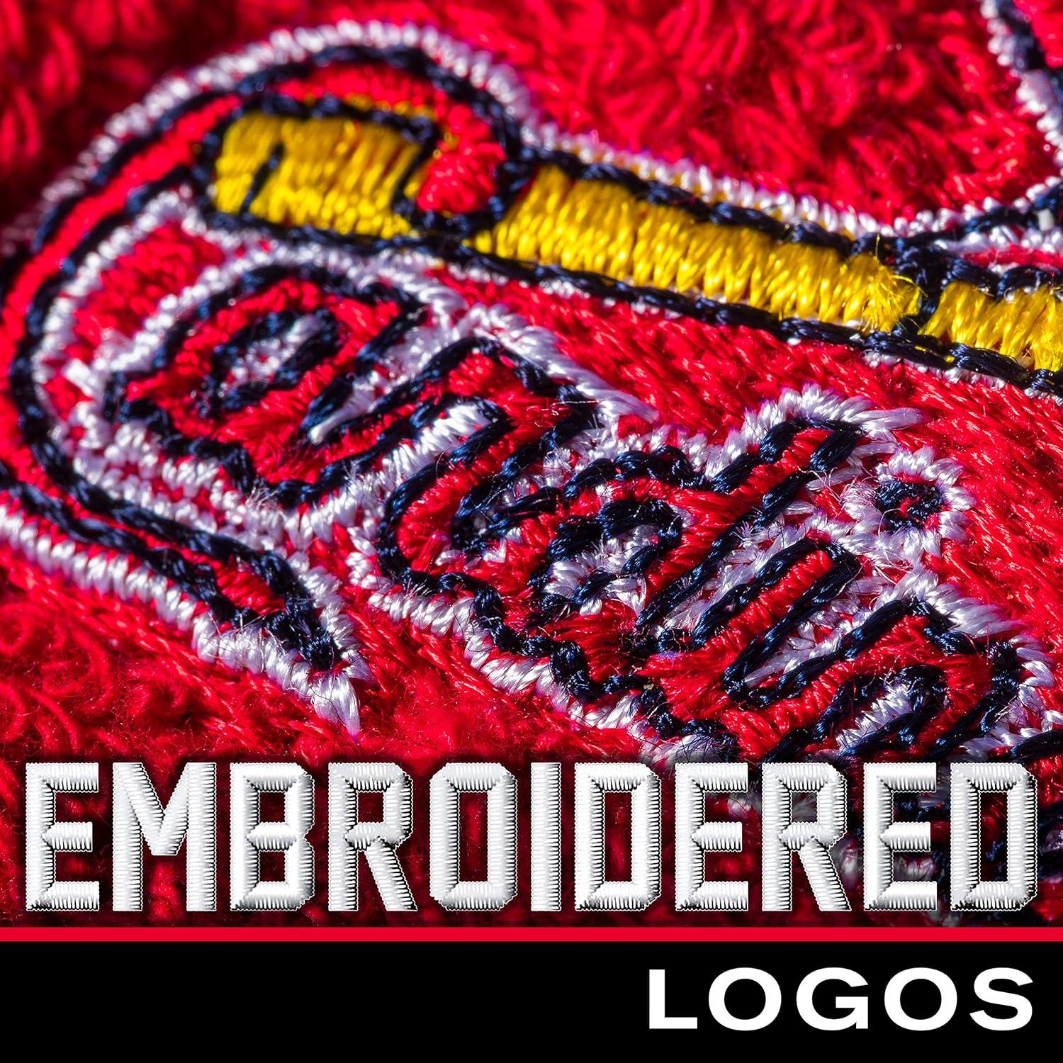 imageFranklin Sports MLB Team Licensed Baseball Wristbands MLB Team Logo Sweat Wristbands Great for Costumes Uniforms PairSt Louis Cardinals