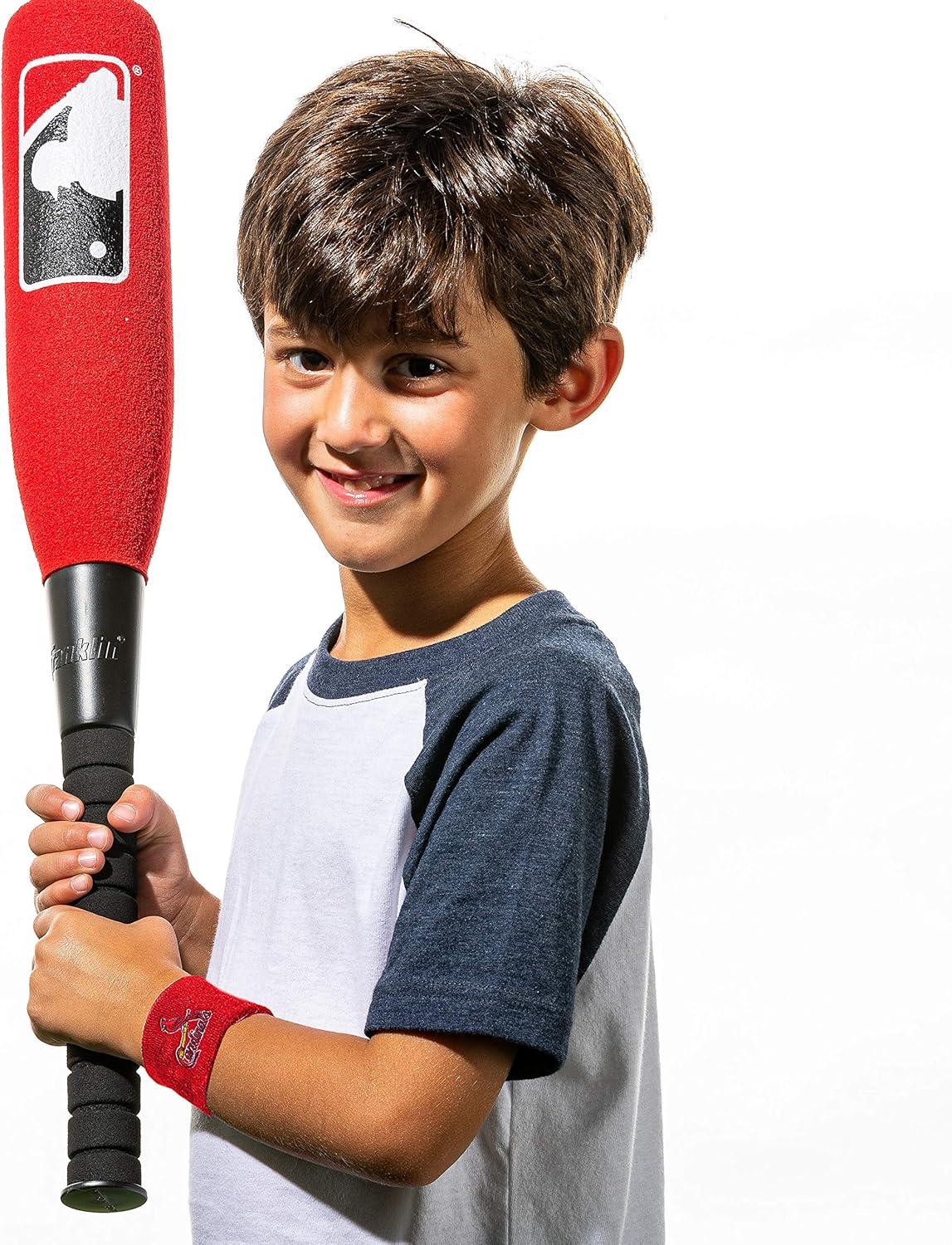 imageFranklin Sports MLB Team Licensed Baseball Wristbands MLB Team Logo Sweat Wristbands Great for Costumes Uniforms PairSt Louis Cardinals