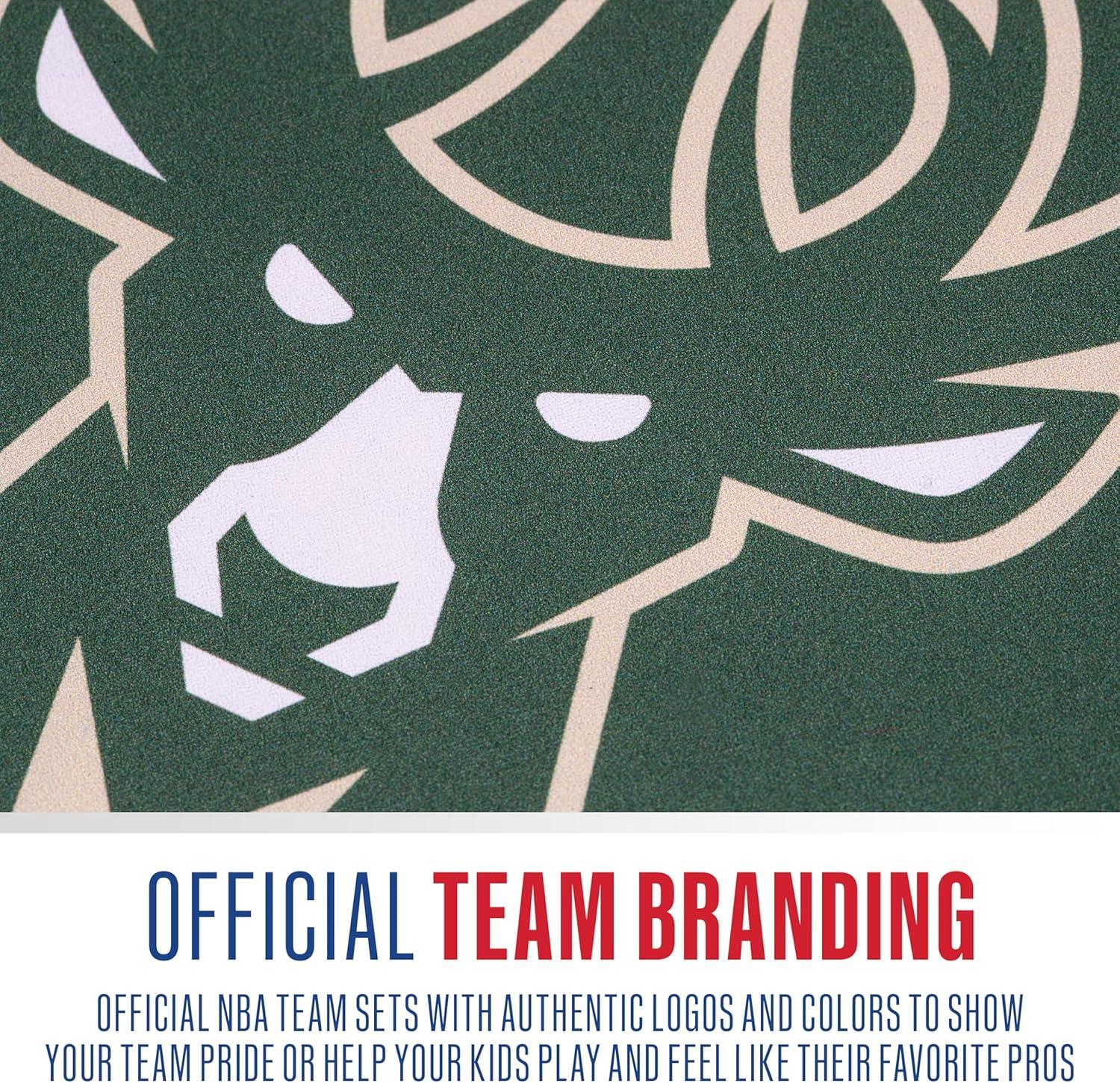 imageFranklin Sports NBA Team Pickleball Paddles Official NBA Basketball Team Logo Pickleball Paddles Signature Series 13MM Pickleball Paddle with MaxGrit USA Pickleball USAPA ApprovedMilwaukee Bucks