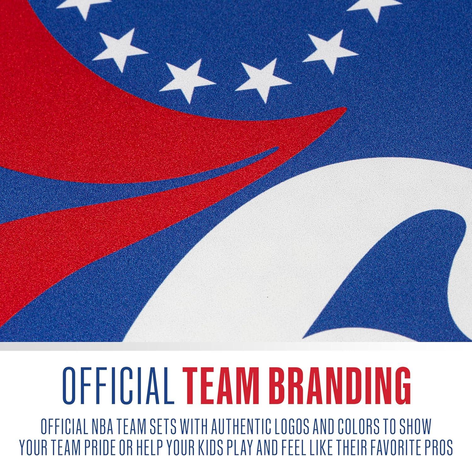 imageFranklin Sports NBA Team Pickleball Paddles Official NBA Basketball Team Logo Pickleball Paddles Signature Series 13MM Pickleball Paddle with MaxGrit USA Pickleball USAPA ApprovedPhiladelphia 76ers