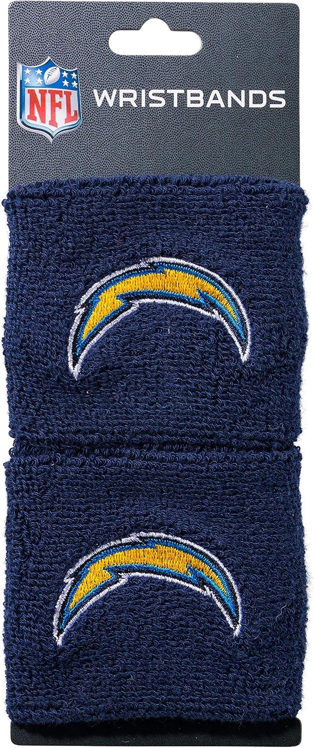 imageFranklin Sports NFL Team Logo Wristbands Pair of Youth Wristbands for Costumes and UniformsLos Angeles Chargers