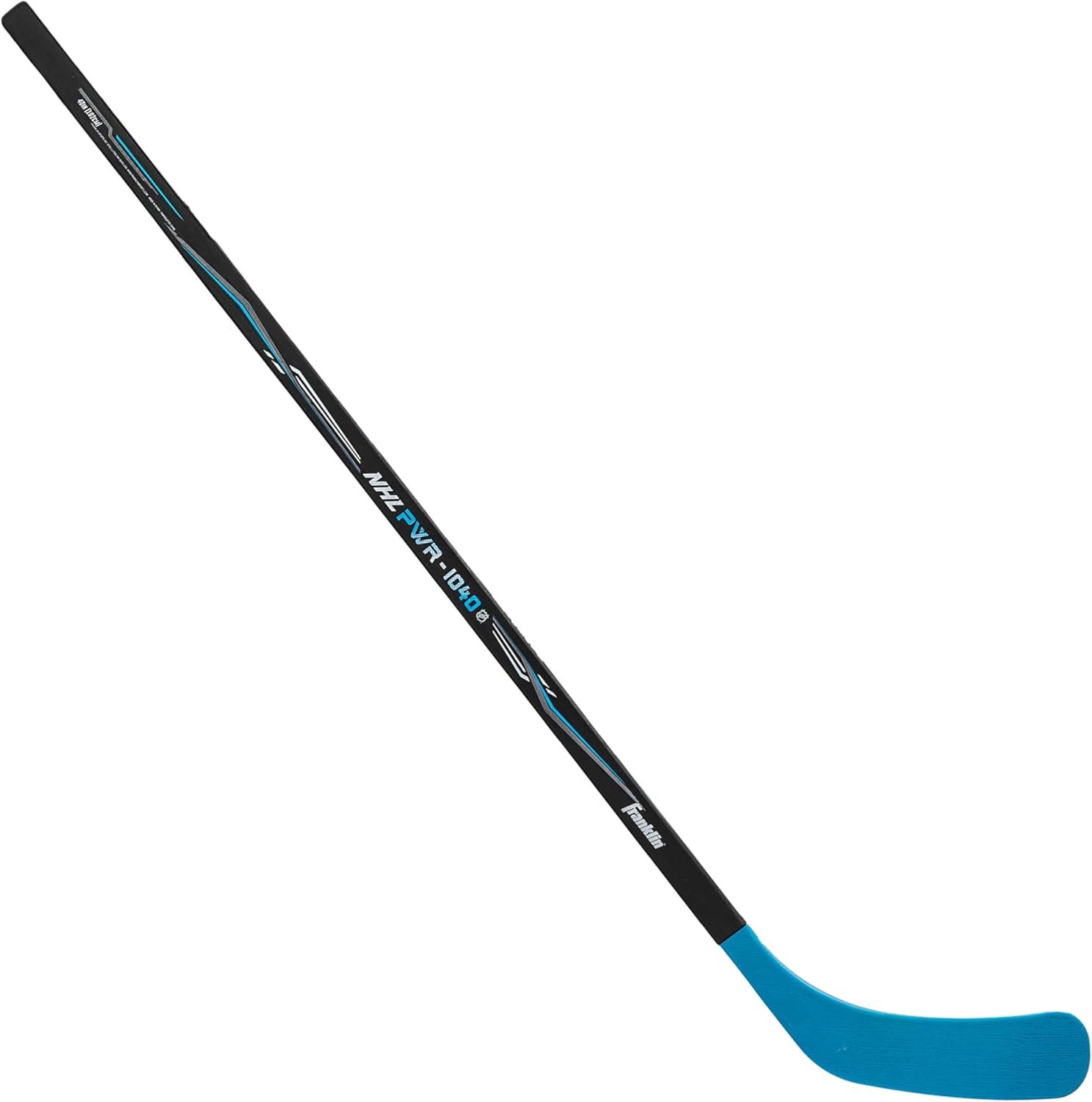 imageFranklin Sports NHL Kids Street Hockey Sticks Youth Junior Senior Sticks Right Left Handed 40quot 48quot 56quotBlueBlack