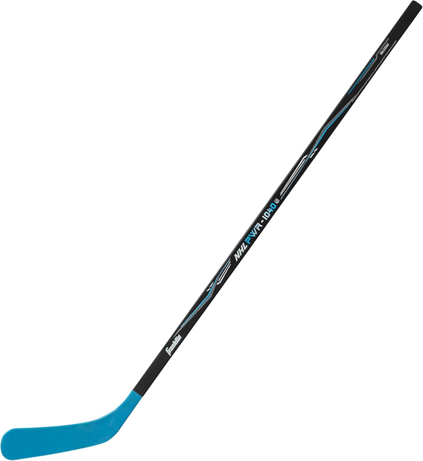 imageFranklin Sports NHL Kids Street Hockey Sticks Youth Junior Senior Sticks Right Left Handed 40quot 48quot 56quotBlueBlack