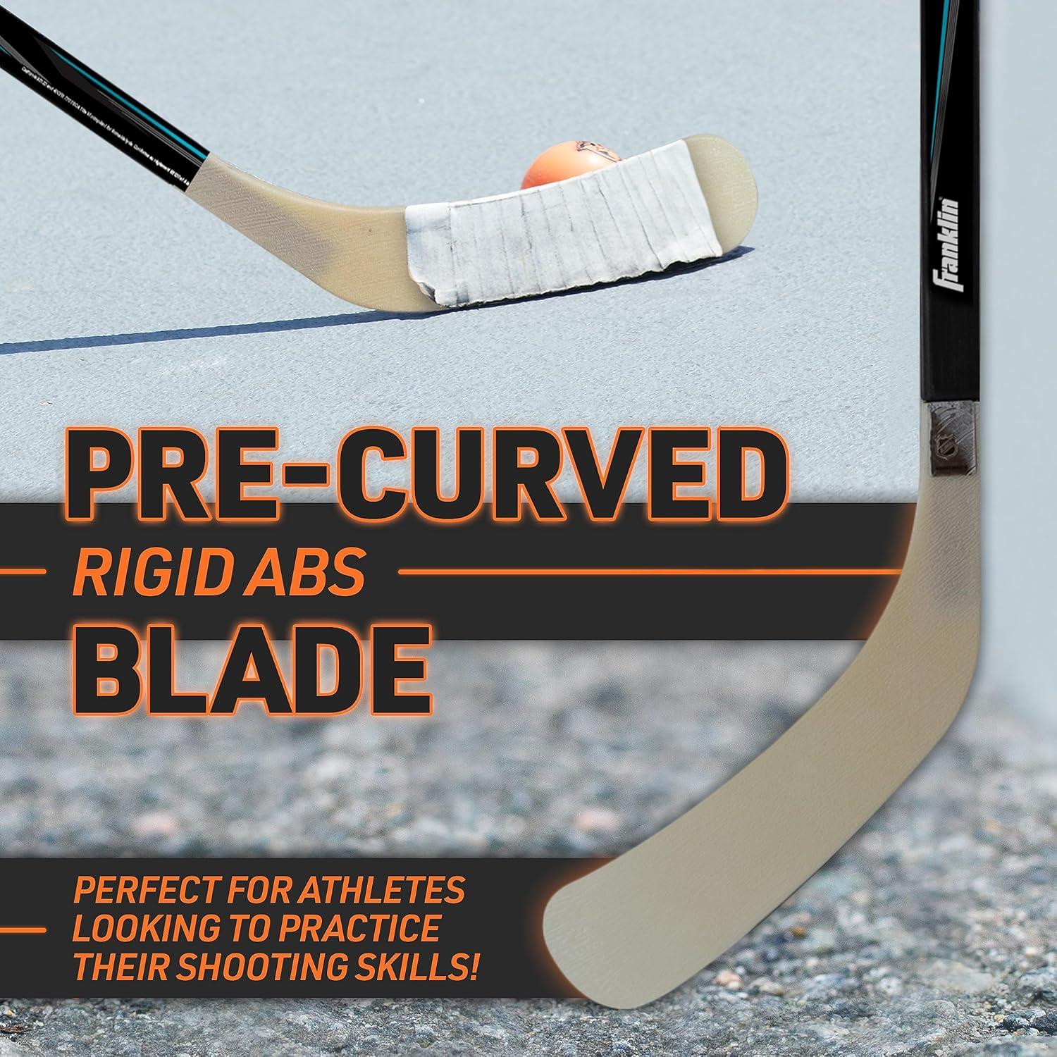 imageFranklin Sports NHL Kids Street Hockey Sticks Youth Junior Senior Sticks Right Left Handed 40quot 48quot 56quotBlueBlack