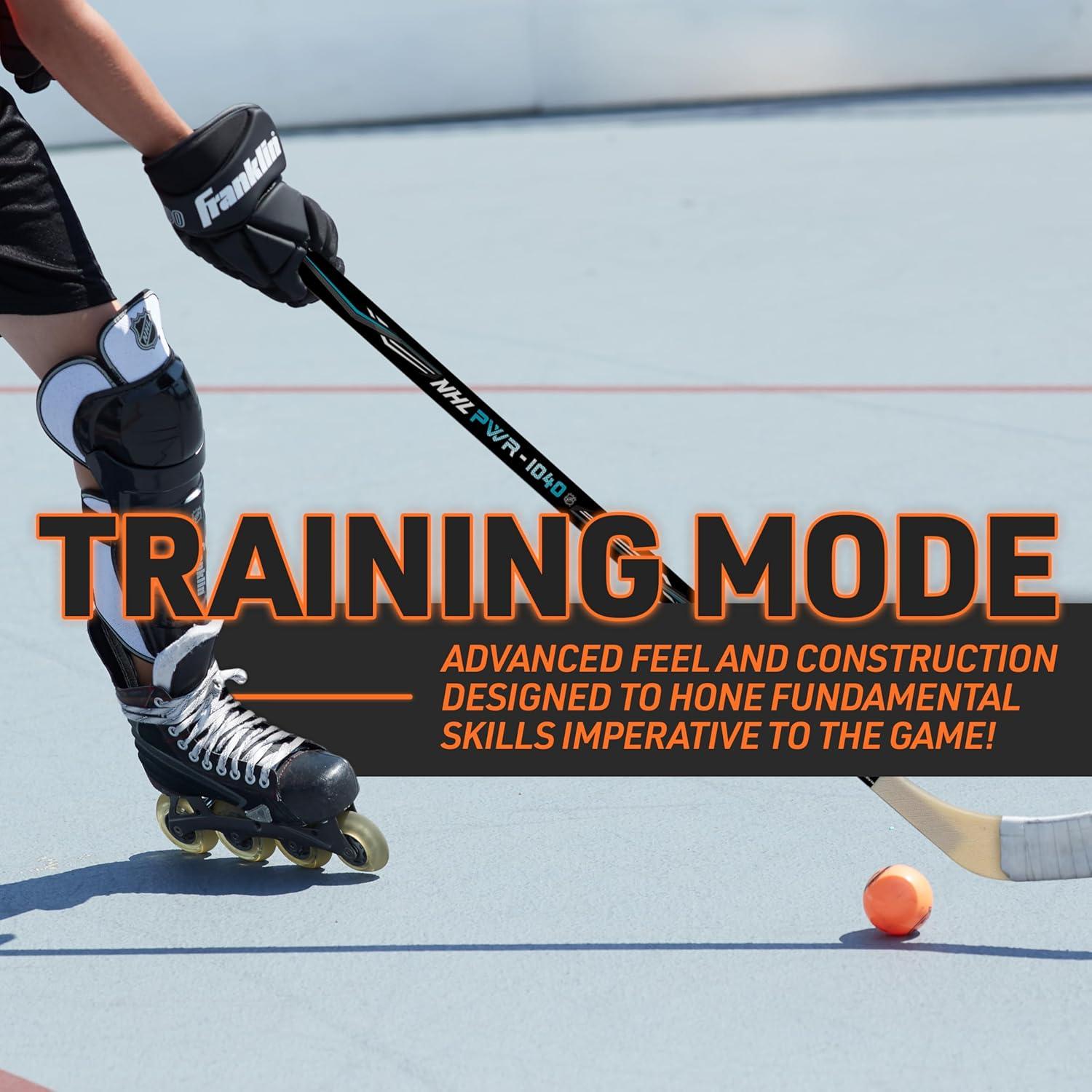 imageFranklin Sports NHL Kids Street Hockey Sticks Youth Junior Senior Sticks Right Left Handed 40quot 48quot 56quotWhiteBlackBlue