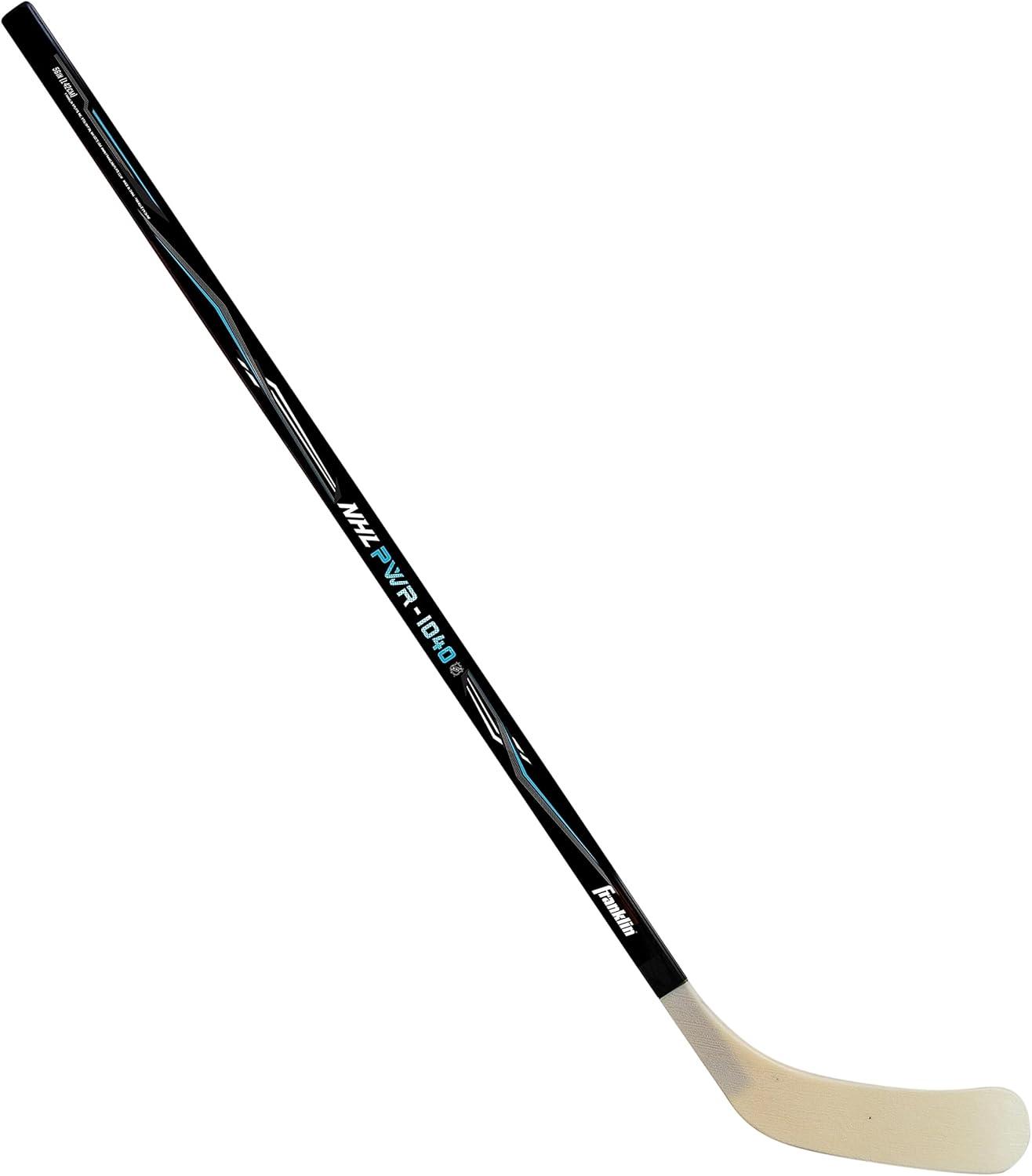 imageFranklin Sports NHL Kids Street Hockey Sticks Youth Junior Senior Sticks Right Left Handed 40quot 48quot 56quotWhiteBlackBlue